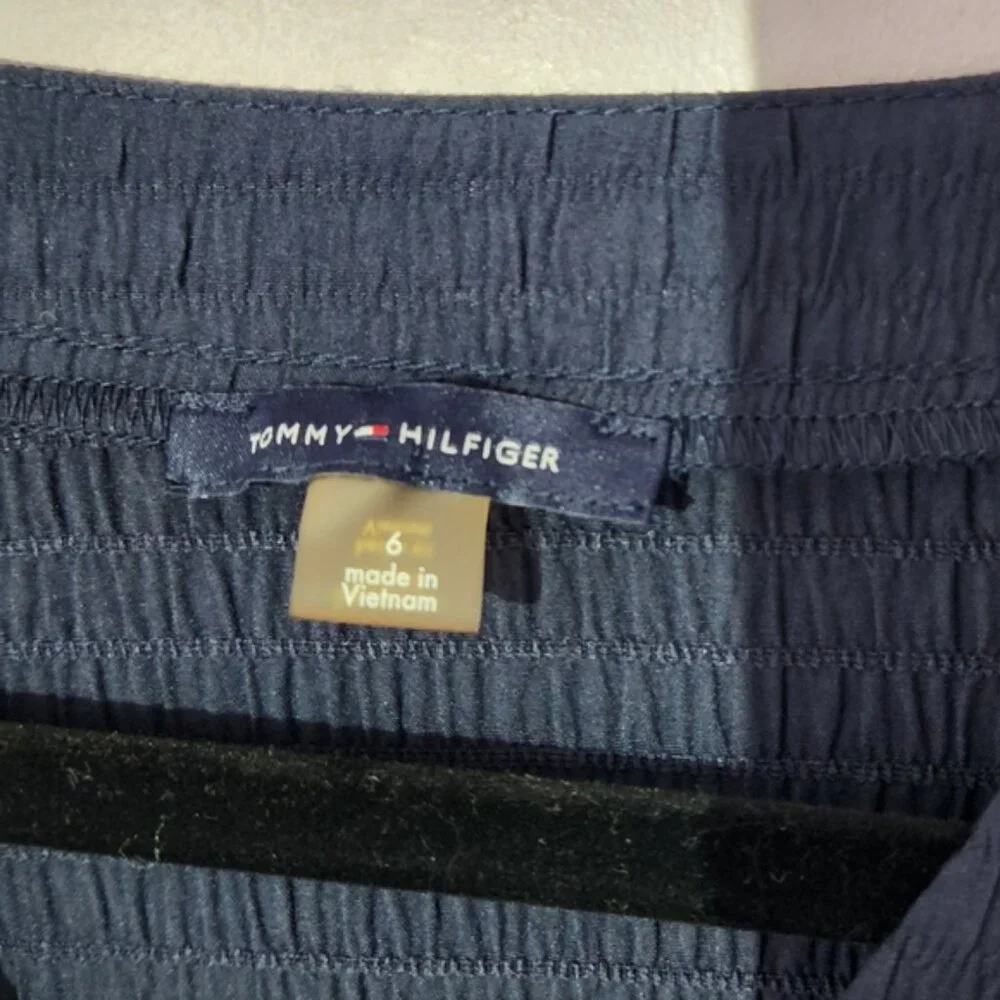 Tommy Hilfiger dress v-neck ruffle - Puff-Sleeve size 6 - Picture 9 of 13
